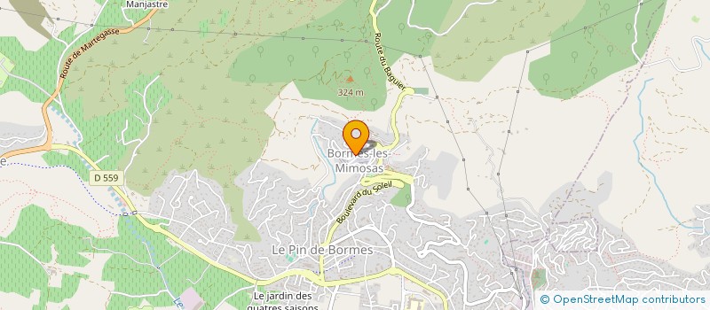 localisation de l'entreprise SCI BEMMEIJ à BORMES-LES-MIMOSAS