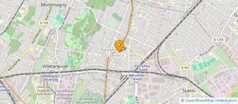 localisation de l'entreprise SCI BEMO à PIERREFITTE-SUR-SEINE