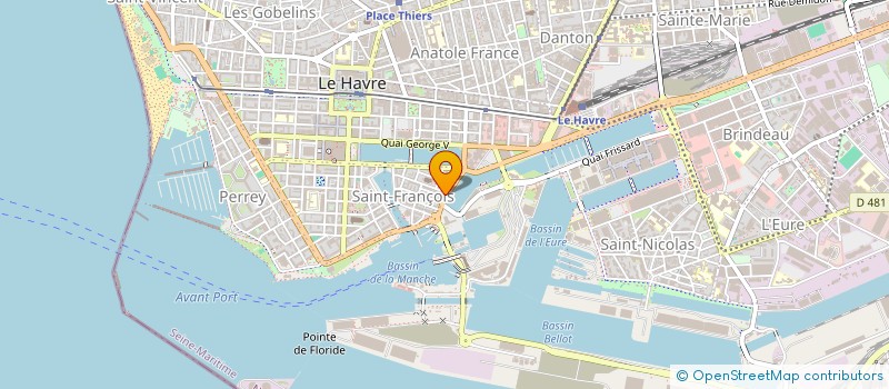 localisation de l'entreprise SCI BEMOGA à LE HAVRE