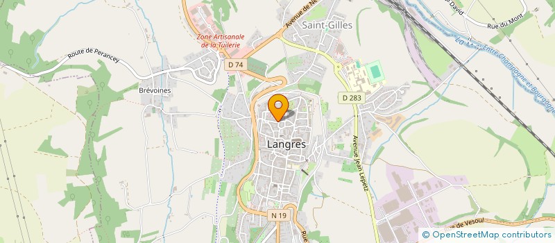 localisation de l'entreprise SCI BEMOL DE HAUTE MARNE 1 à LANGRES