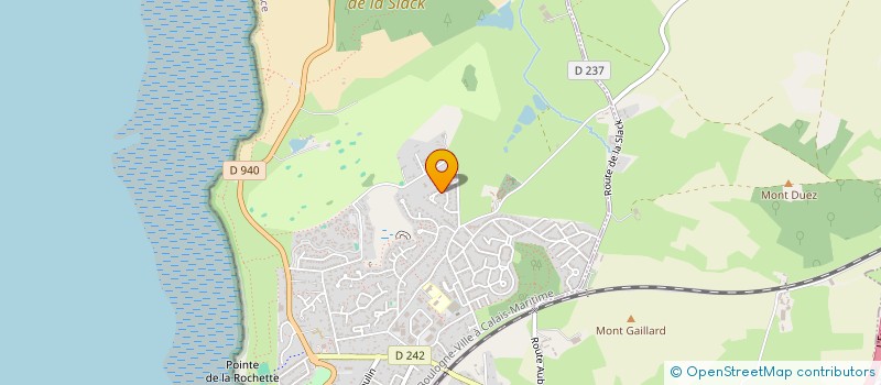 localisation de l'entreprise SCI BEN 17  WIMEREUX