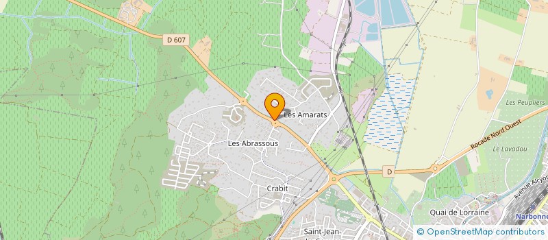 localisation de l'entreprise SCI BEN  NARBONNE