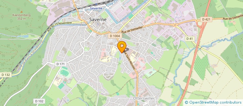 localisation de l'entreprise SCI BEN  SAVERNE