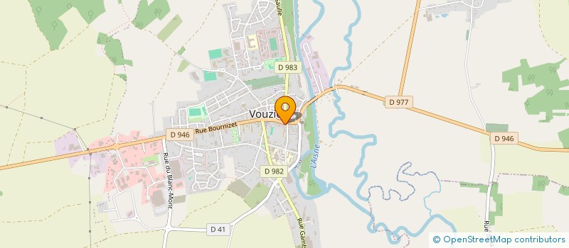 localisation de l'entreprise SCI BEN  VOUZIERS