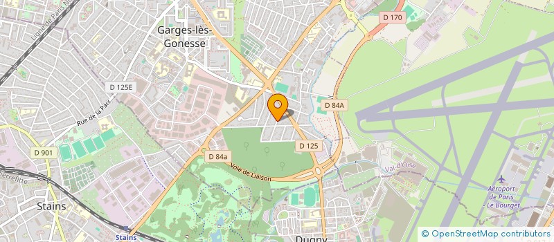 localisation de l'entreprise SCI BEN  GARGES-LES-GONESSE