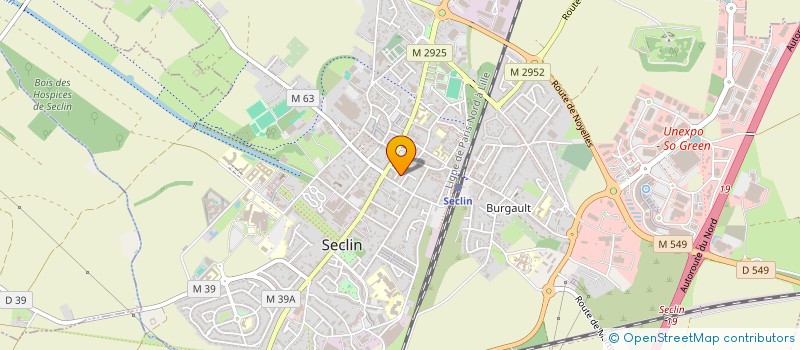 localisation de l'entreprise SCI BEN AND KO à SECLIN