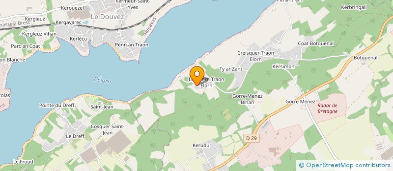 localisation de l'entreprise SCI BEN&CO  LOPERHET