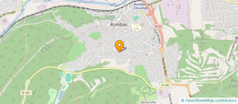 localisation de l'entreprise SCI BEN ET MATH  ROMBAS