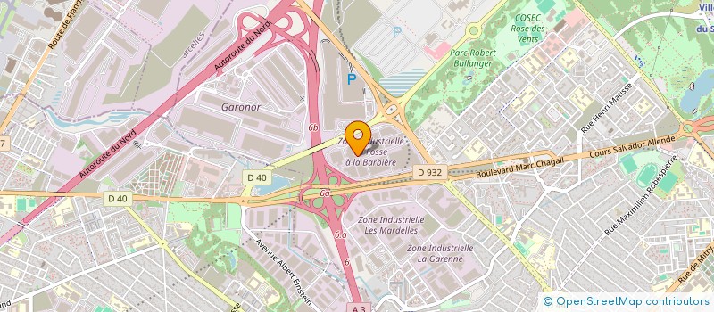 localisation de l'entreprise SCI BEN FLINE à AULNAY-SOUS-BOIS
