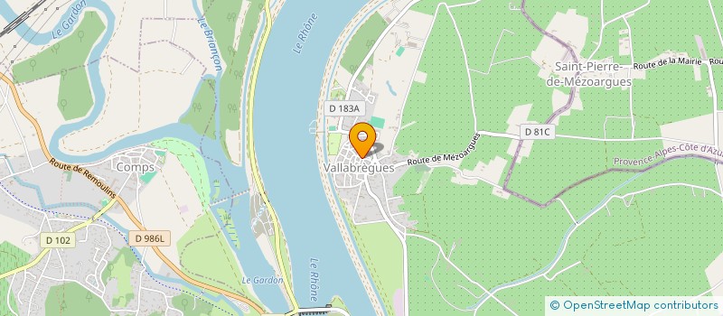 localisation de l'entreprise SCI BEN IMMO  BEAUCAIRE