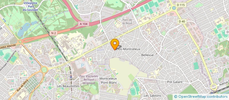 localisation de l'entreprise SCI BEN IMMO à VILLEPINTE