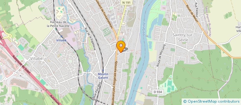 localisation de l'entreprise SCI BEN MOUSSI à CORBEIL-ESSONNES