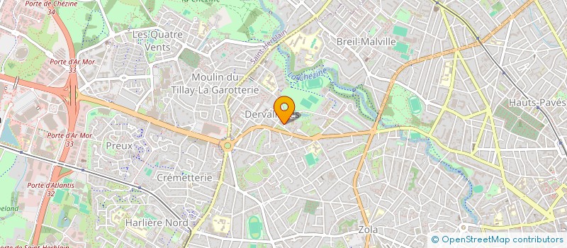 localisation de l'entreprise SCI BEN SALAH - MAOUEL à NANTES