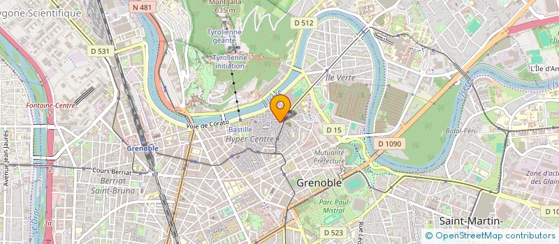 localisation de l'entreprise SCI BEN-THANH  GRENOBLE