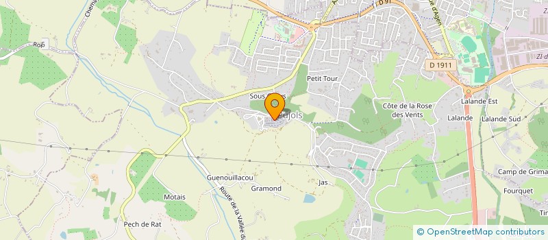 localisation de l'entreprise SCI BEN & THEO  VILLENEUVE SUR LOT