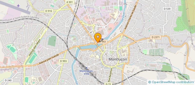 localisation de l'entreprise SCI BEN VUNG à MONTLUCON