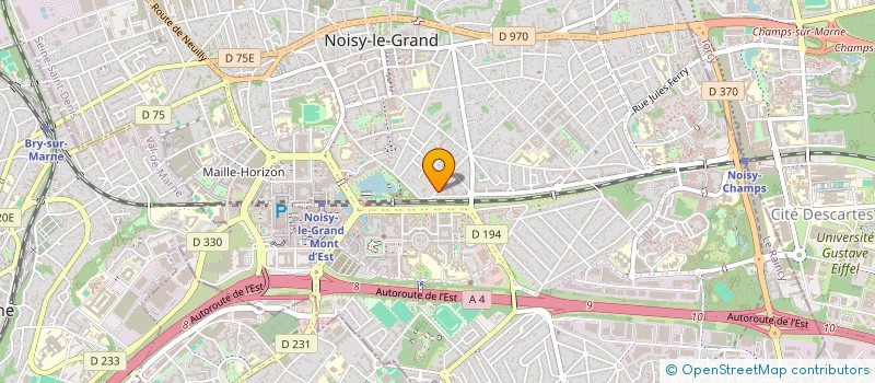 localisation de l'entreprise SCI BEN YOUSSEF  NOISY-LE-GRAND