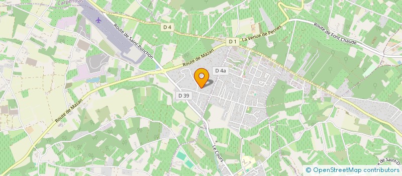 localisation de l'entreprise SCI BENABDELMELEK  PERNES-LES-FONTAINES