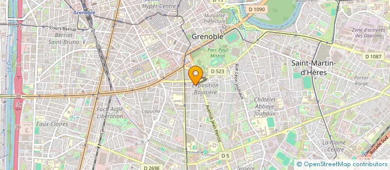 localisation de l'entreprise SCI BENABED  GRENOBLE
