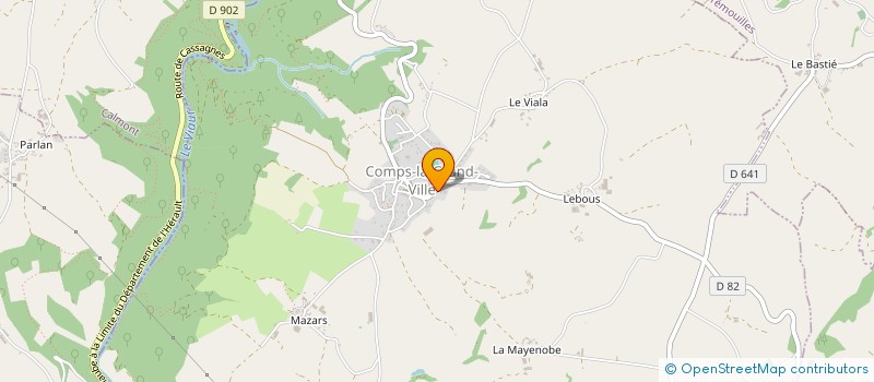 localisation de l'entreprise SCI BENABRIE  COMPS-LA-GRAND-VILLE