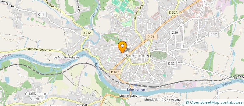 localisation de l'entreprise SCI BENACA à SAINT-JUNIEN