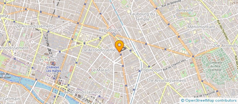 localisation de l'entreprise SCI BENADROUCHE  PARIS