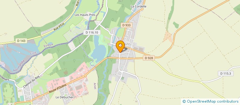 localisation de l'entreprise SCI BENAHMED à OULINS
