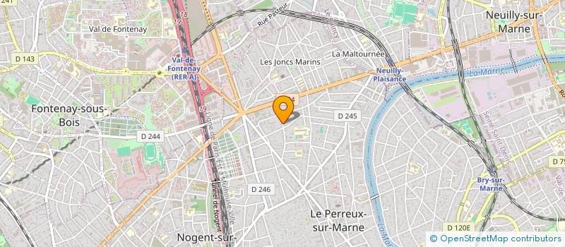 localisation de l'entreprise SCI BENAHMOU à LE PERREUX-SUR-MARNE
