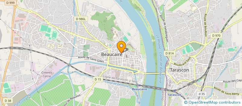 localisation de l'entreprise SCI BENAISSA  BEAUCAIRE