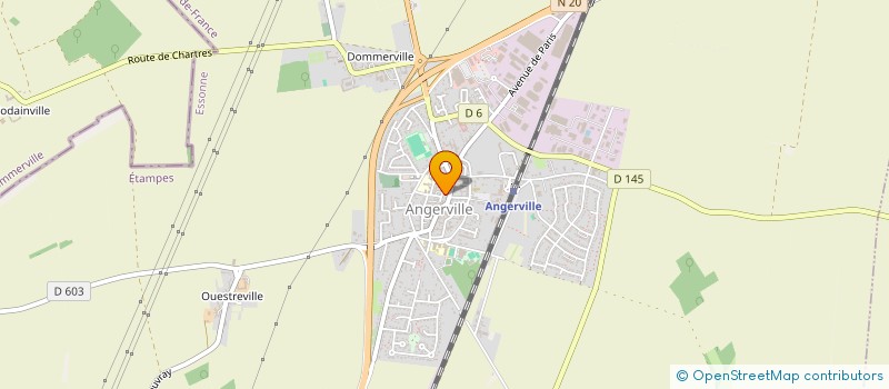 localisation de l'entreprise SCI BENALE  ANGERVILLE