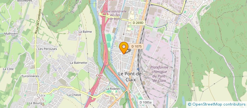 localisation de l'entreprise SCI BENALI  LE PONT-DE-CLAIX