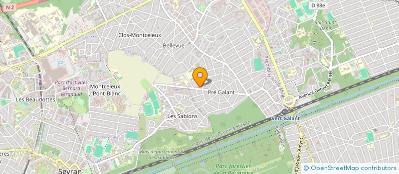 localisation de l'entreprise SCI BENALI FRERES à VILLEPINTE