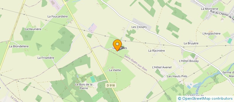 localisation de l'entreprise SCI BENALUA à SAINT-OUEN-SUR-ITON