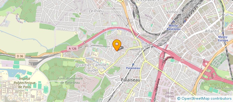 localisation de l'entreprise SCI BENAMAR à PALAISEAU