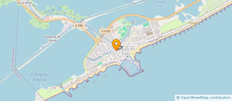 localisation de l'entreprise SCI BENAMARA à PALAVAS-LES-FLOTS