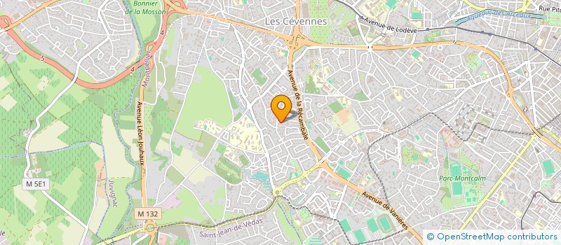 localisation de l'entreprise SCI BENAMRAN à MONTPELLIER