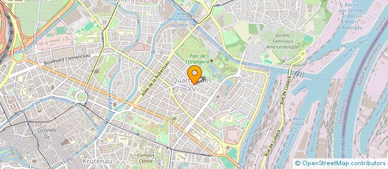 localisation de l'entreprise SCI BENAMRAN 58 RJK  STRASBOURG