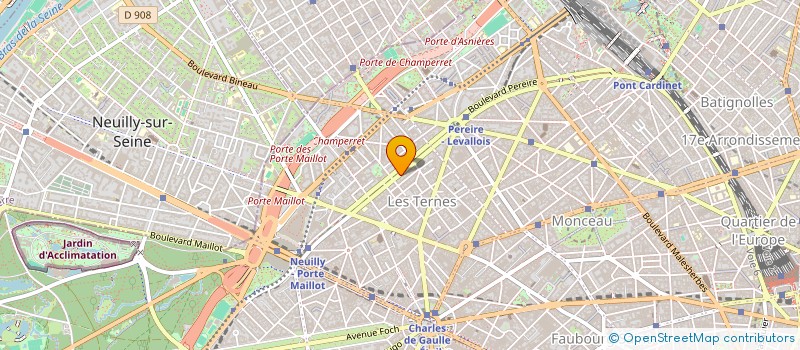 localisation de l'entreprise SCI BENAPED  PARIS