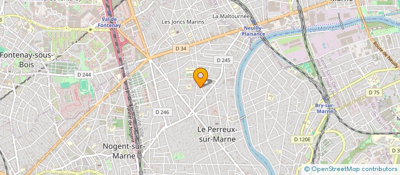 localisation de l'entreprise SCI BENARD  LE PERREUX-SUR-MARNE