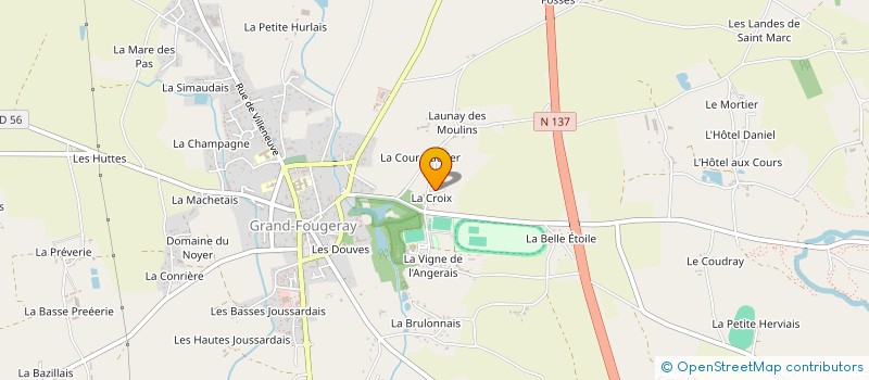 localisation de l'entreprise SCI BENARD  GRAND-FOUGERAY