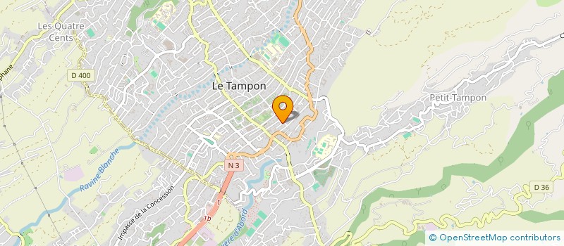 localisation de l'entreprise SCI BENARO à LE TAMPON