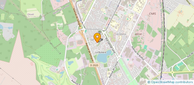 localisation de l'entreprise SCI BENASA à ORLEANS
