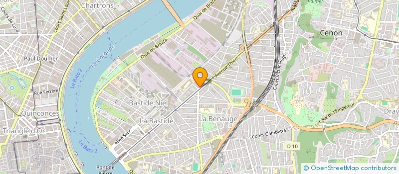 localisation de l'entreprise SCI BENAUGE 36  BORDEAUX