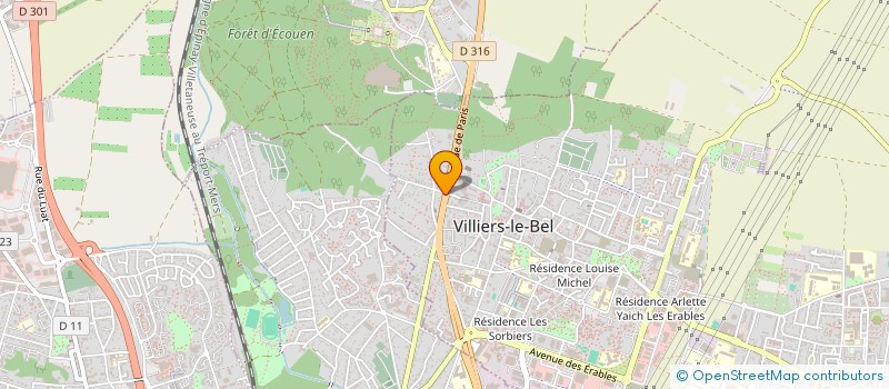 localisation de l'entreprise SCI BENAYED  VILLIERS-LE-BEL