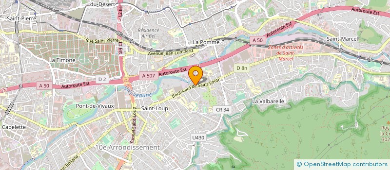 localisation de l'entreprise SCI BENBA à MARSEILLE