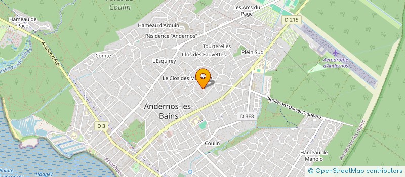 localisation de l'entreprise SCI BENBATCAP  ANDERNOS-LES-BAINS