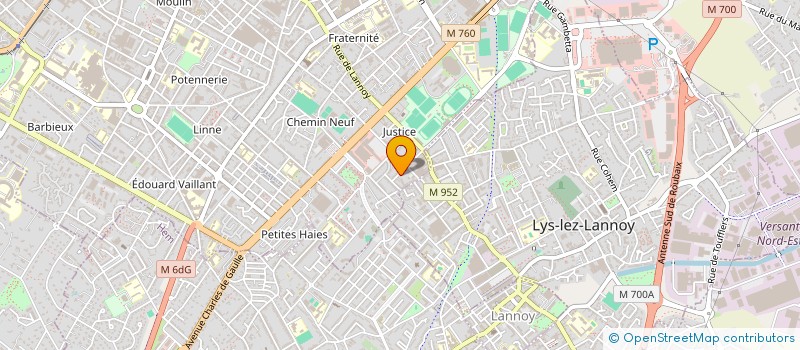 localisation de l'entreprise SCI BENCHIMOL  ROUBAIX