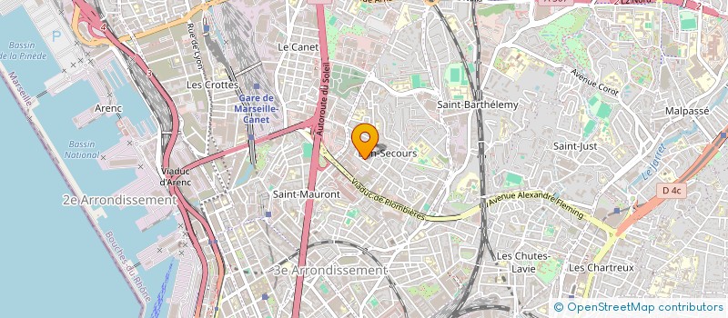 localisation de l'entreprise SCI BENCHOUIA à MARSEILLE