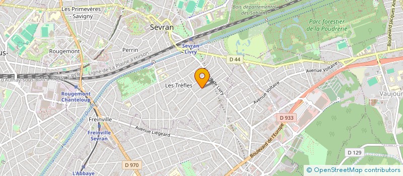 localisation de l'entreprise SCI BENDAHMANE à SEVRAN