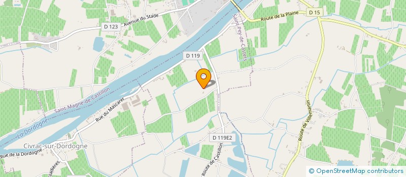 localisation de l'entreprise SCI BENDAY  MERIGNAS